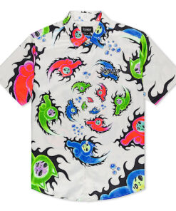 Ember Short Sleeve Button Up (Dusty Grey)