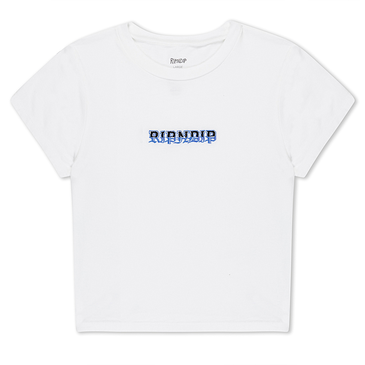 Rich Spirit Cropped Baby Tee (White)