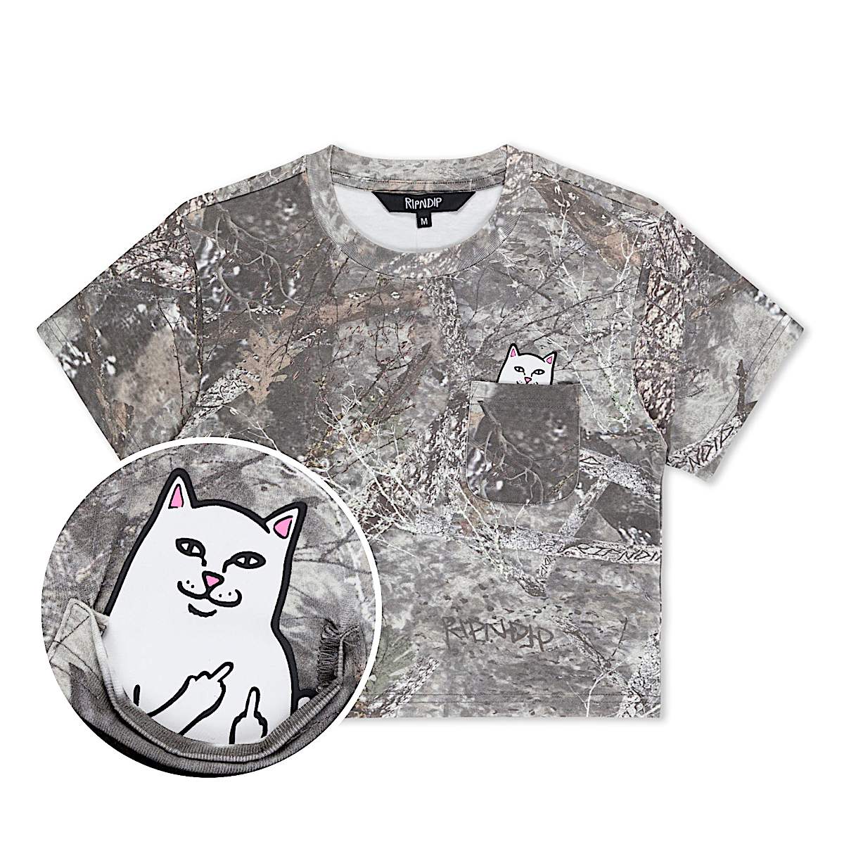 Lord Nermal Cropped Pocket Tee (Nerm Tree Camo)