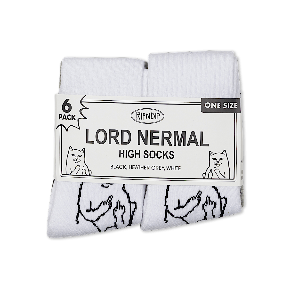 Lord Nermal Socks 6 Pack (Multi)