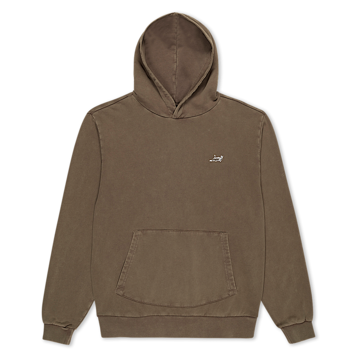 Castanza Hoodie (Brown Vintage Wash)