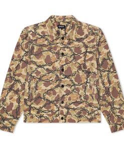 Wired Button Up Jacket (Tan Camo)