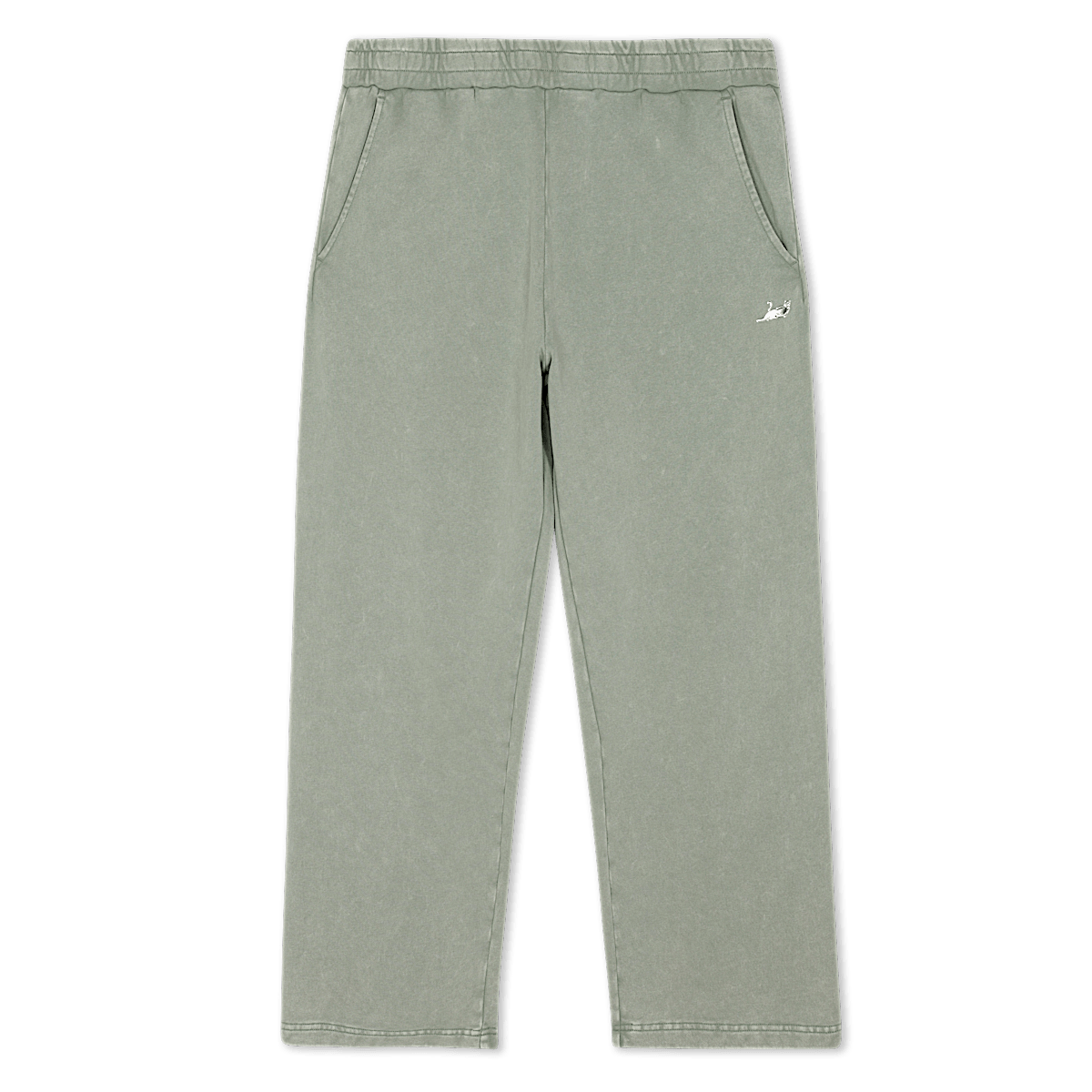 Castanza Straight Leg Sweatpants (Sage Vintage Wash)