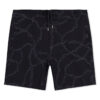 Wired Swim Shorts  (Black)