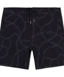Wired Swim Shorts  (Black)