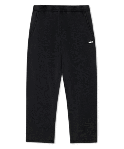 Castanza Straight Leg Sweatpants (Black Vintage Wash)