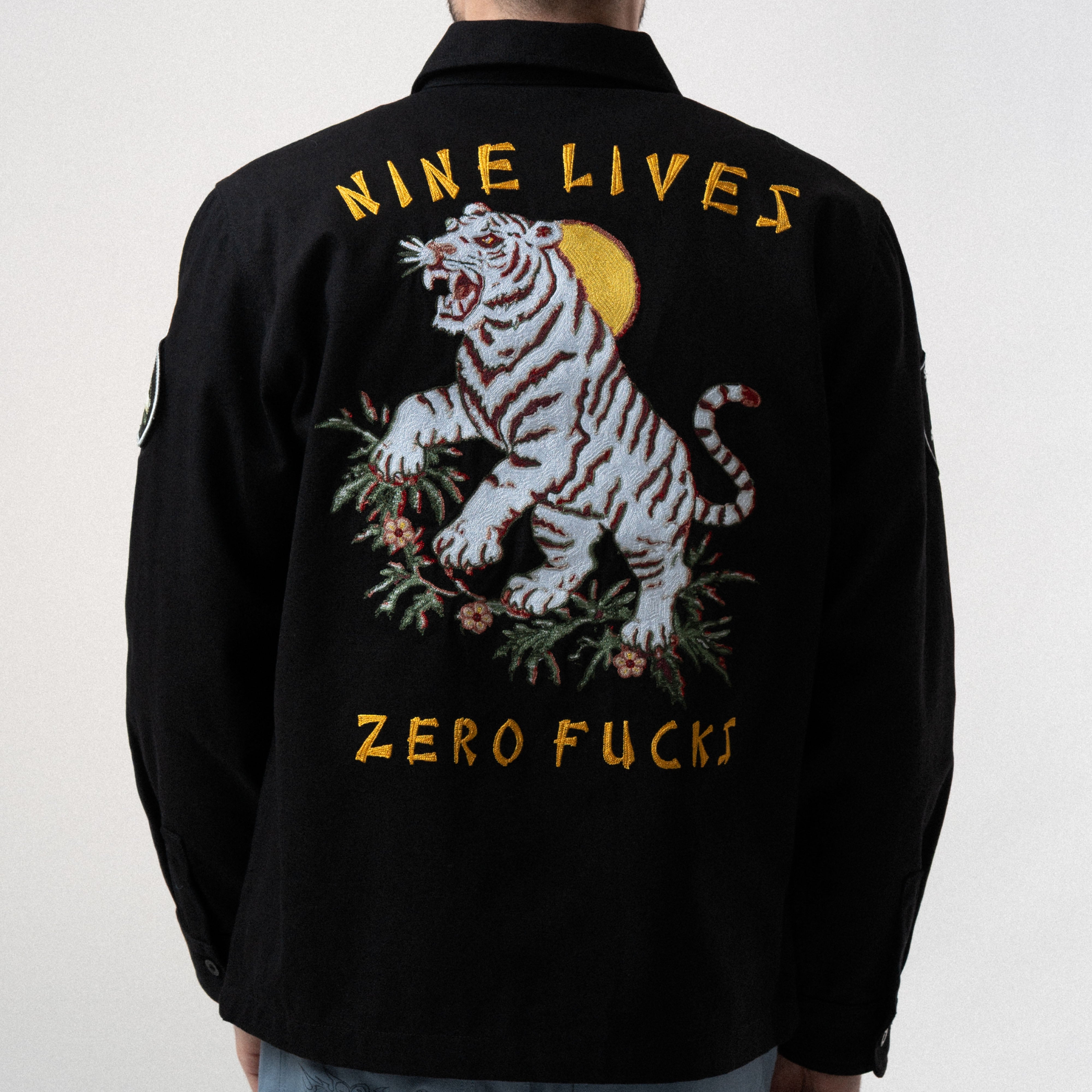 Nine Lives Military Jacket (Black) - Image 11